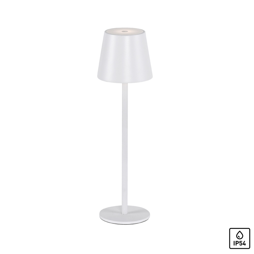 Leuchten Direkt 19250-16 - LED Väli hämardatav laetav laualamp EURIA LED/3W/5V 2600 mAh IP54 valge