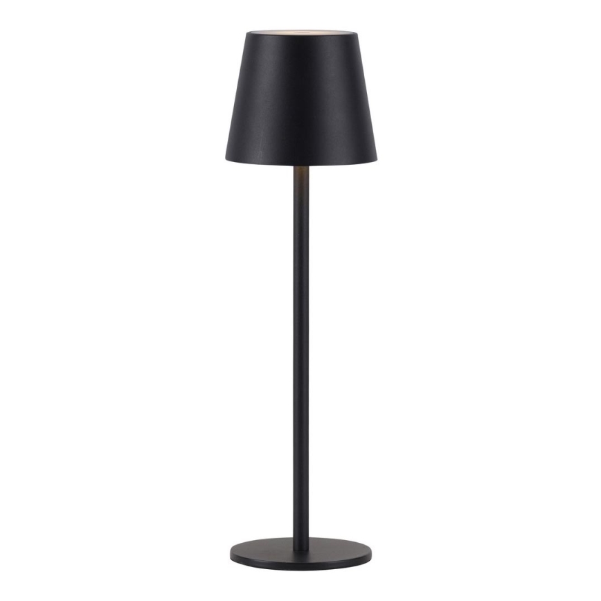 Leuchten Direkt 19250-18 - LED Väli hämardatav laetav laualamp EURIA LED/3W/5V 2600 mAh IP54 must
