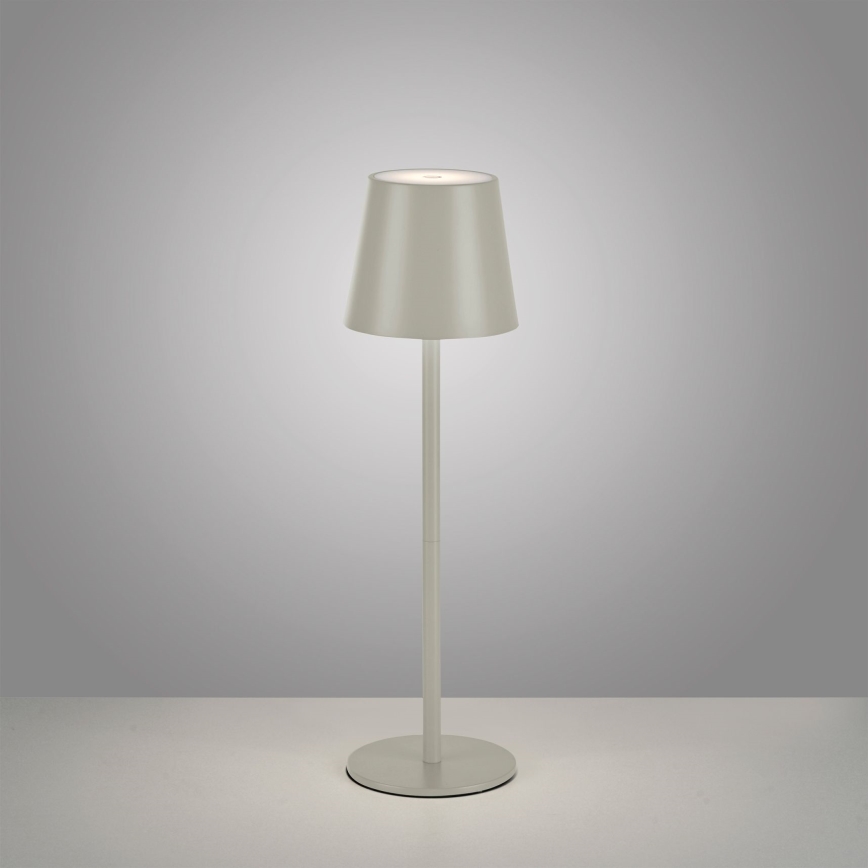 Leuchten Direkt 19250-40 - LED Väli hämardatav laetav laualamp EURIA LED/3W/5V 2600 mAh IP54 hall