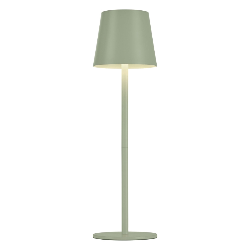 Leuchten Direkt 19250-43 - LED Väli hämardatav laetav laualamp EURIA LED/3W/5V IP54 roheline