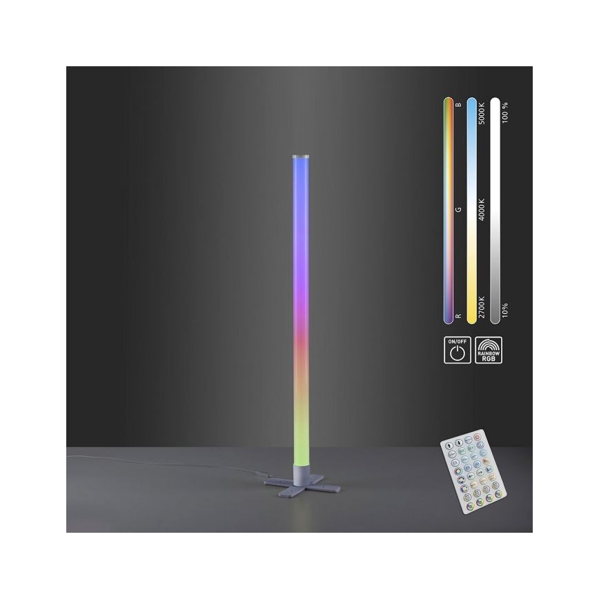 Leuchten Direkt 19902-21 - LED RGB Hämardatav lamp RINGO LED/10W/230V+pult