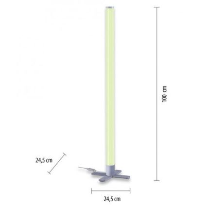 Leuchten Direkt 19902-21 - LED RGB Hämardatav lamp RINGO LED/10W/230V+pult