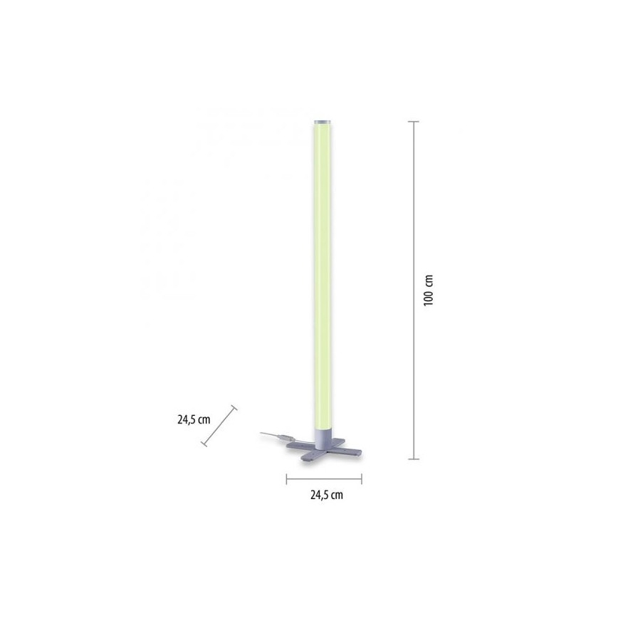 Leuchten Direkt 19902-21 - LED RGB Hämardatav lamp RINGO LED/10W/230V+pult