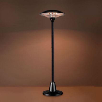 Leuchten Direkt 99501-18 - Väli küttekeha GLOW 1500-3000W/230V 1,87 m IP34 must