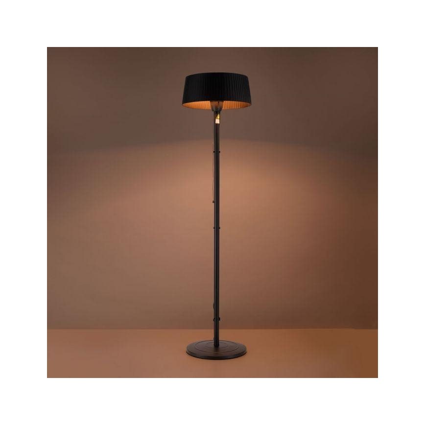Leuchten Direkt 99507-18 - Väli küttekeha GLOW 1500W/230V 1,95 m IP44 must