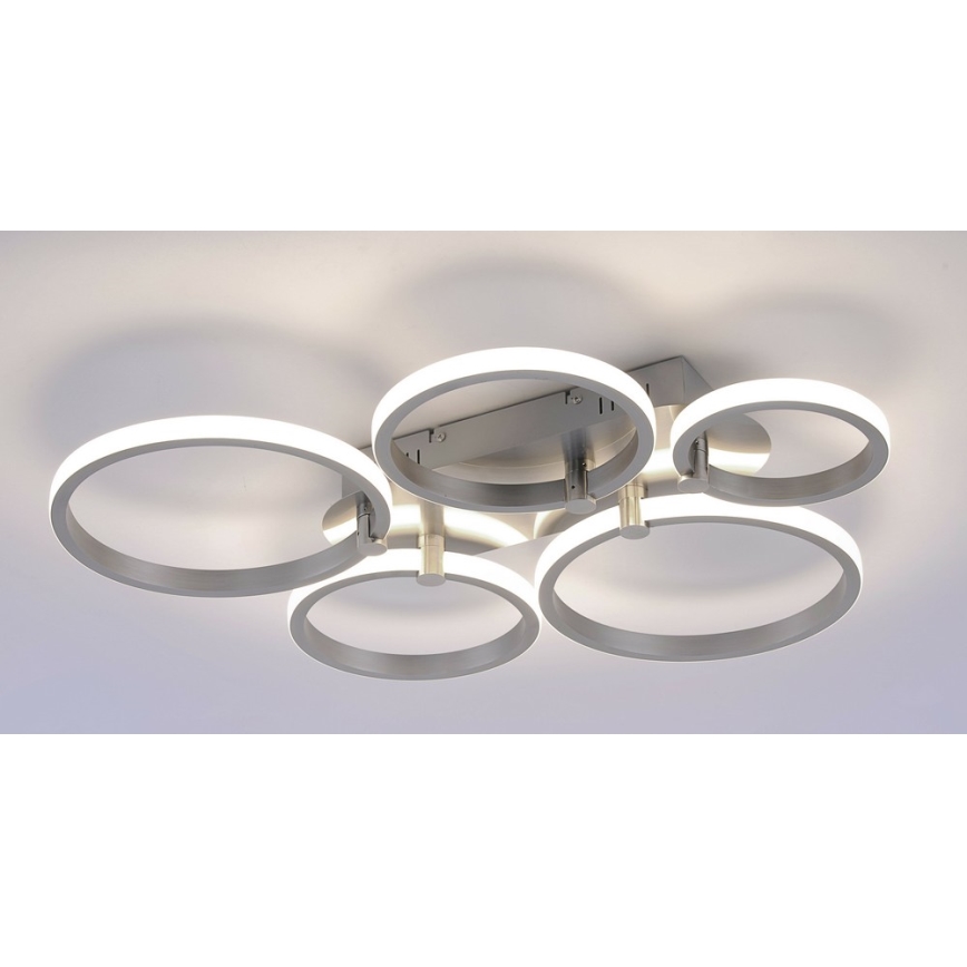 Leuchten Direkt 12112-55 - Kinnitatav LED-lühter JOHANNA 2xLED/11,5W/230V+2xLED/9W+1xLED/7W