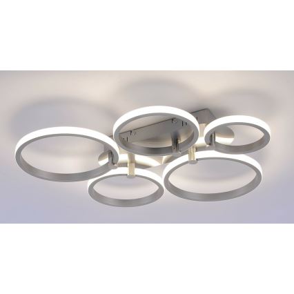 Leuchten Direkt 12112-55 - LED pinnapealne lühter JOHANNA 2xLED/11,5W/230V+2xLED/9W+LED/7W