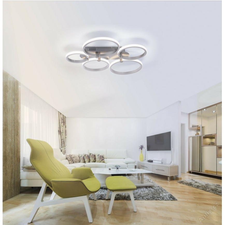 Leuchten Direkt 12112-55 - LED pinnapealne lühter JOHANNA 2xLED/11,5W/230V+2xLED/9W+LED/7W