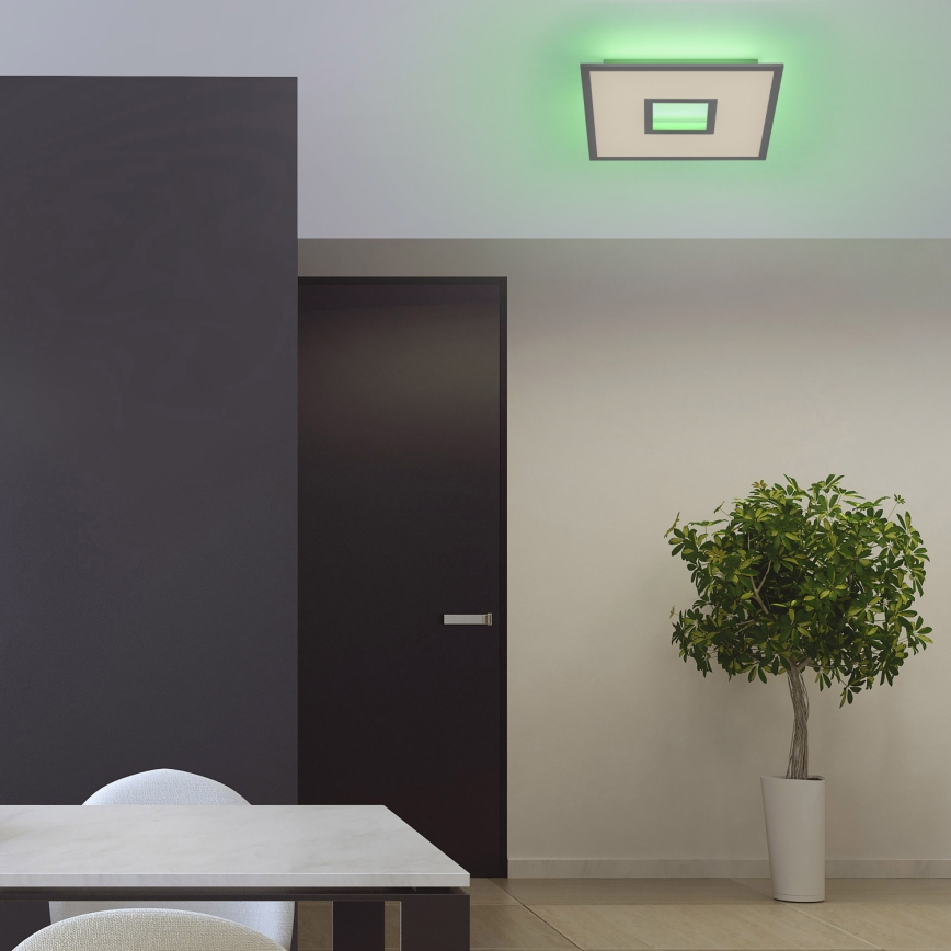 Leuchten Direkt 11645-16 - RGB LED Hämardatav laevalgusti RECESS LED/22,5W/230V + LED/5W + kaugjuhtimispult
