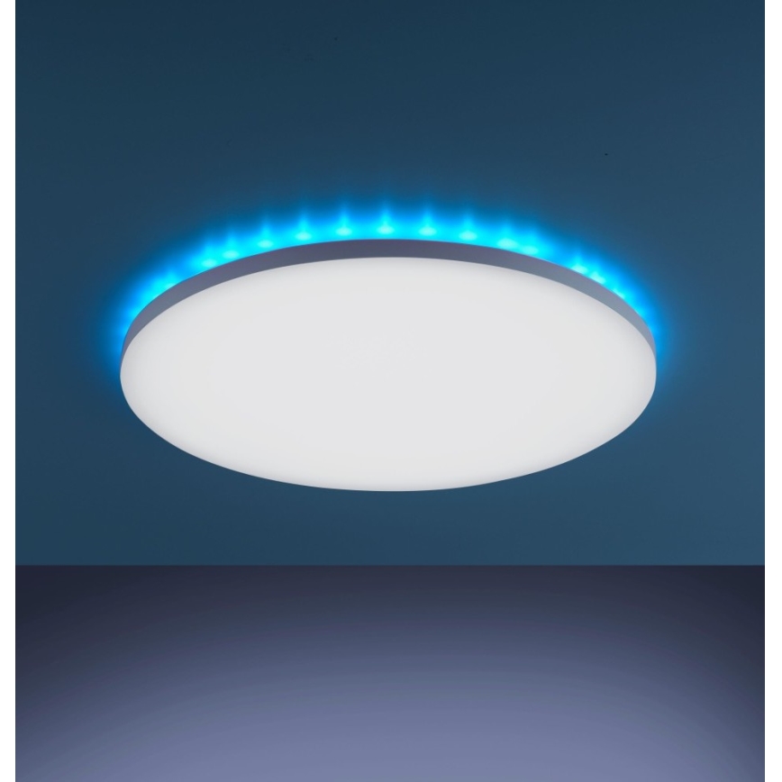 Leuchten Direkt - LED RGBW Hämardatav laevalgusti GUSTAV LED/22,1W/230V+ LED/1,8W 2700-5000K + pult