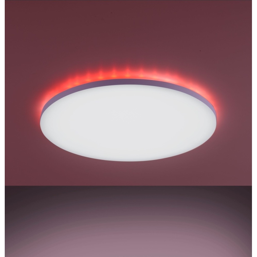 Leuchten Direkt - LED RGBW Hämardatav laevalgusti GUSTAV LED/22,1W/230V+ LED/1,8W 2700-5000K + pult