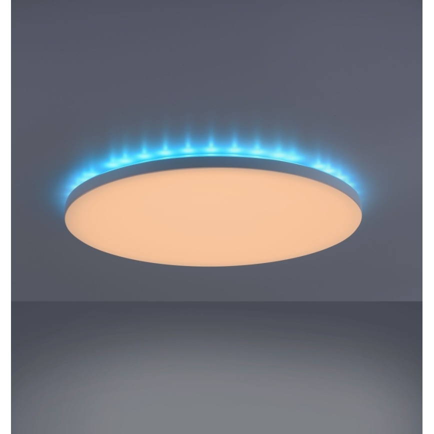 Leuchten Direkt - LED RGBW Hämardatav laevalgusti GUSTAV LED/22,1W/230V+ LED/1,8W 2700-5000K + pult