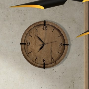 Li-Go 23628/DUB3 - LED-seinakell/1xAA läbimõõt 32 cm hele tamm/ümmargune