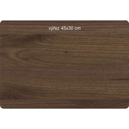 Li-Go 23654 - LED hämardatav lauakaunistus LED/12W/230V 20x22 cm pähkel/Samblane vaikelu