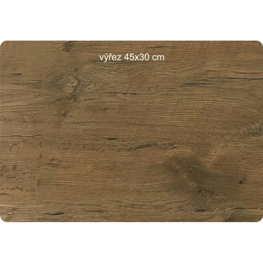 Li-Go 23682/DUB5 - Puidust kell 1xAA, läbimõõt 32 cm, tamm/võilill