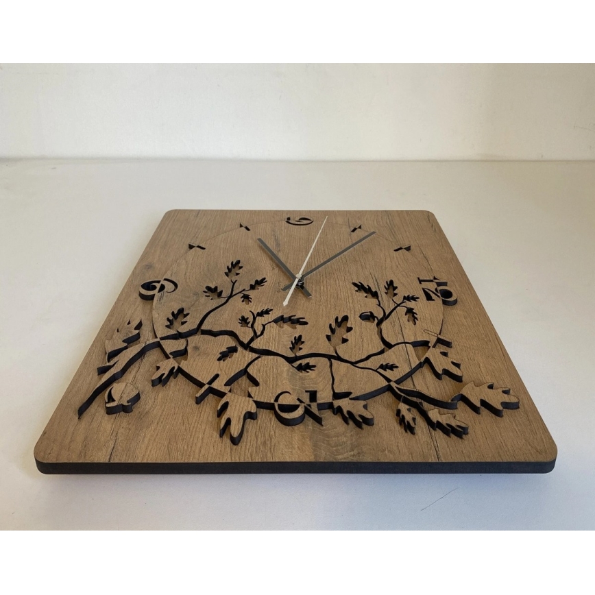 Li-Go 5499/DUB2 - Seinakell 1xAA 40x40 cm tamm