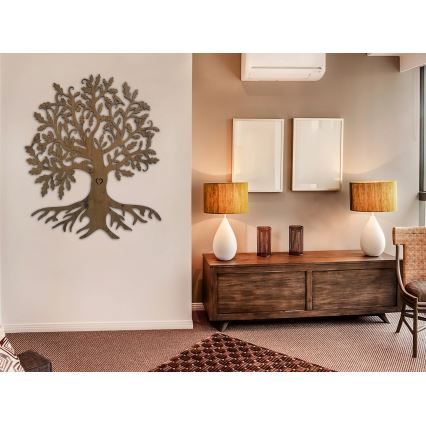 Li-Go 5729/DUB2 - LED seinakaunistus liikumisanduriga LED/10W/5V 90x110 cm tamm