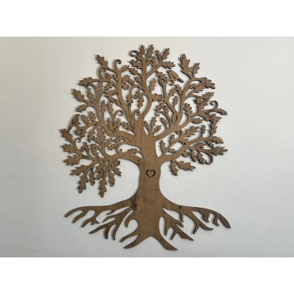 Li-Go 5732/DUB/S2 - LED hämardatav seinakaunistus LED/10W/5V 20000 mAh 68x80 cm tamm