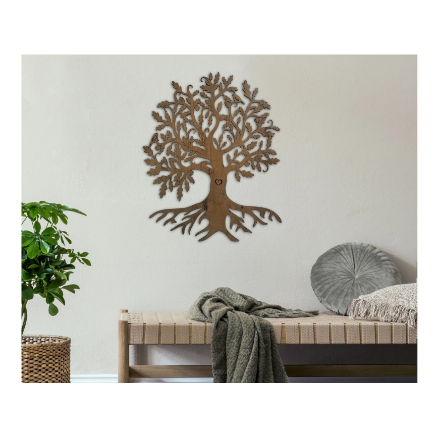 Li-Go 5739/DUB2 - Hämardatav LED-seinakaunistus LED/10W/230V 68x80 cm tamm