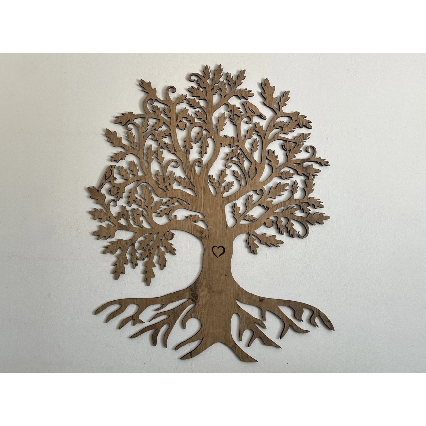 Li-Go 5739/DUB2 - Hämardatav LED-seinakaunistus LED/10W/230V 68x80 cm tamm