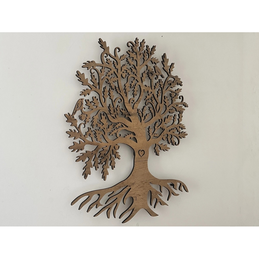 Li-Go 5739/DUB2 - Hämardatav LED-seinakaunistus LED/10W/230V 68x80 cm tamm