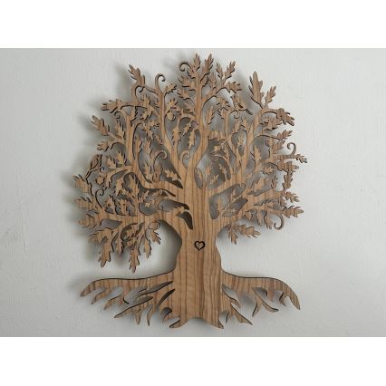 Li-Go 5747/DUB2 - LED Hämardatav seinakaunistus LED/10W/230V 45x55 cm tamm