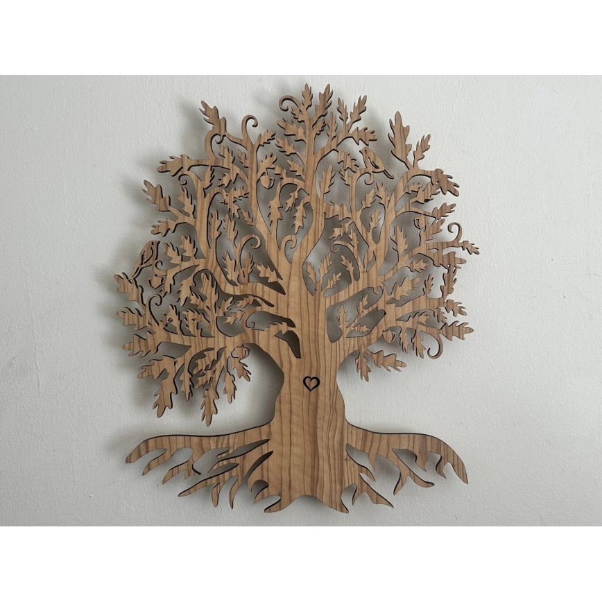 Li-Go 5747/DUB2 - LED Hämardatav seinakaunistus LED/10W/230V 45x55 cm tamm