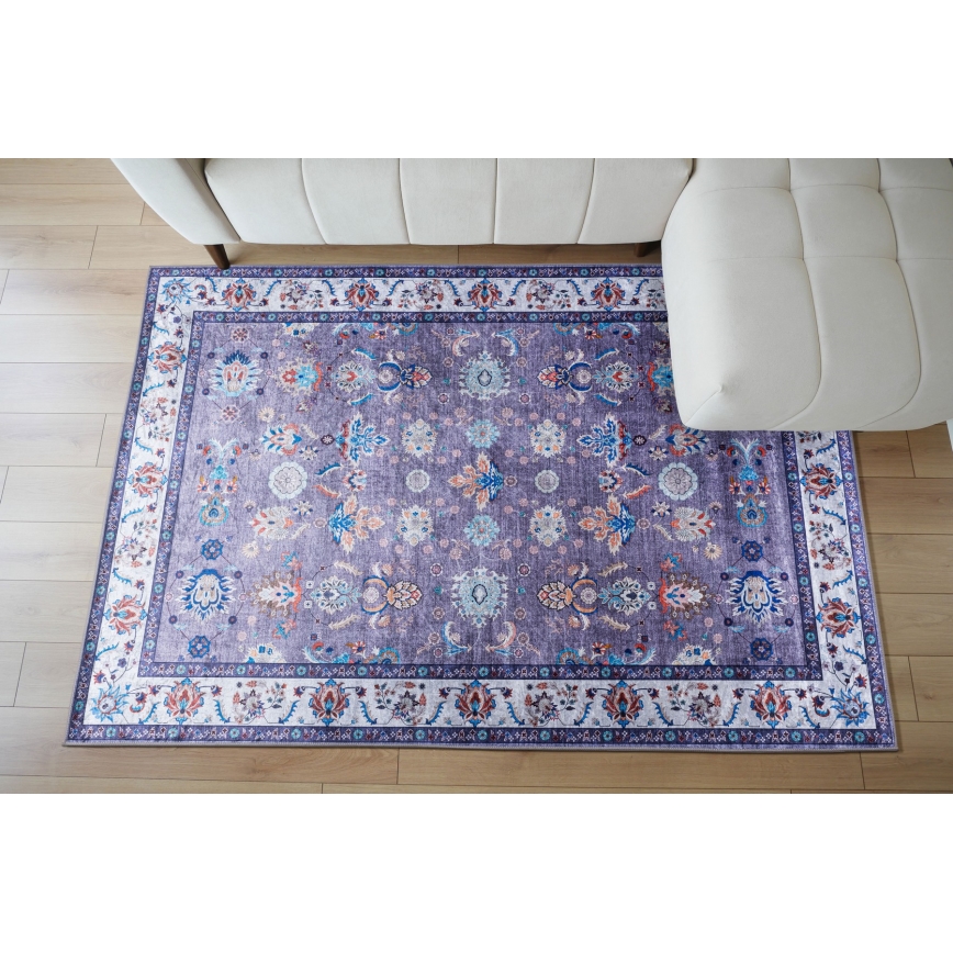 Libisemiskindel orientaalne vaip PRINT SHINE 120x170 cm sinine