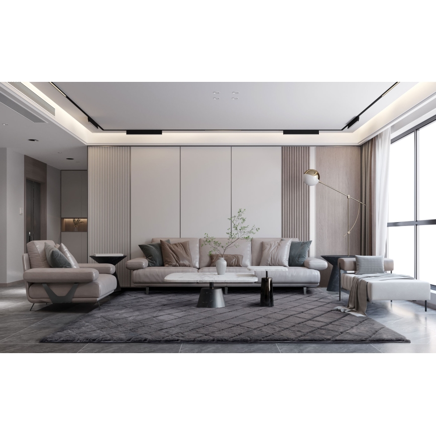 Libisemiskindel vaip MODENA NEW 120x160 cm antratsiit