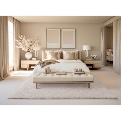 Libisemiskindel vaip MODENA NEW 80x140 cm kreemjas