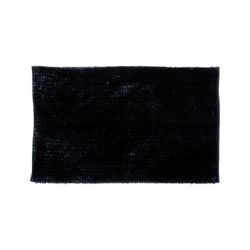Libisemiskindel vannimatt CHENILLE 50x80 cm must