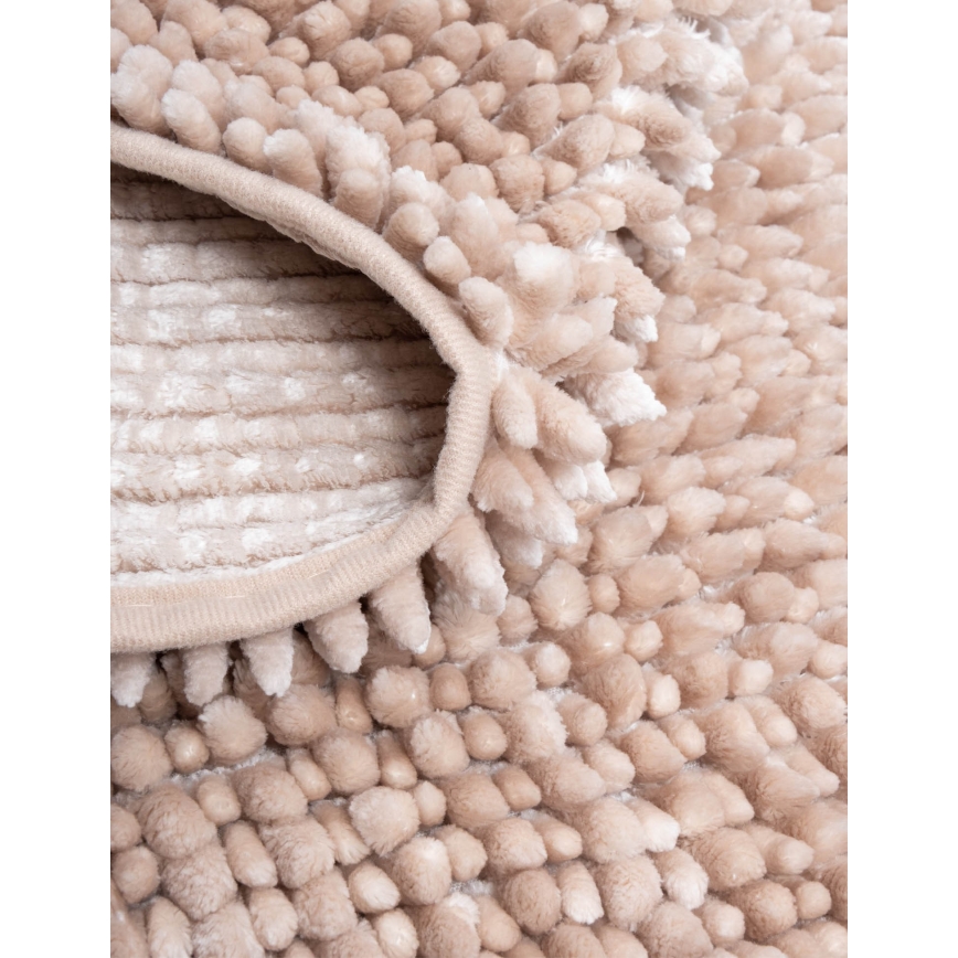 Libisemiskindel vannitoamatt CHENILLE 50x80 cm beež