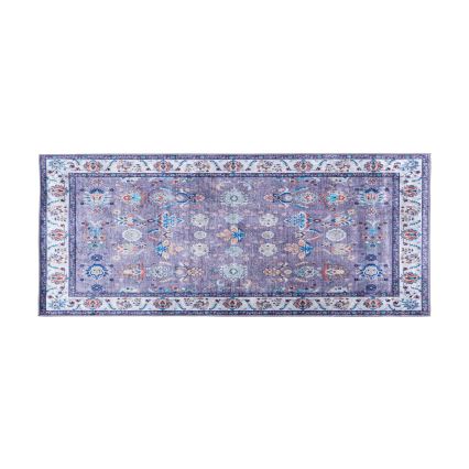 Libisemisvastane idamaine vaip PRINT SHINE 70x140 cm, sinine