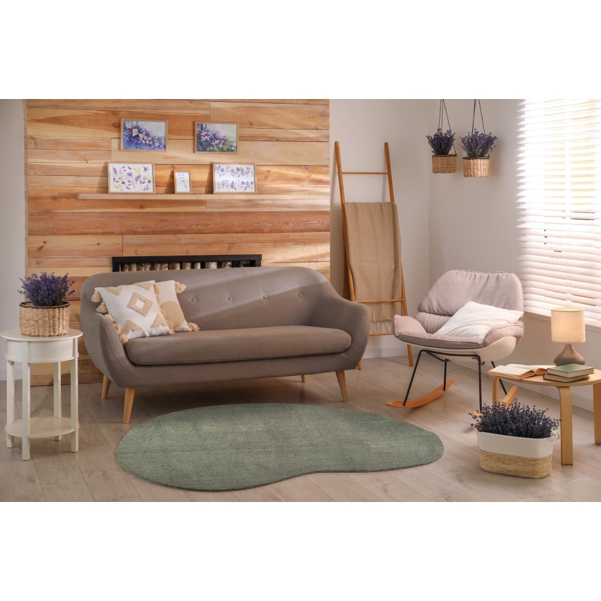 Libisemisvastane vaip LOREN 120x170 cm tume roheline