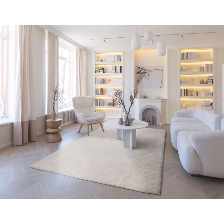 Libisemisvastane vaip MODENA NEW 120x160 cm kreemjas