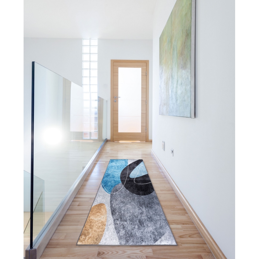 Libisemisvastane vaip PRINT SHINE 70x140 cm mitmevärviline