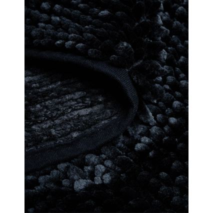 Libisemisvastane vannimatt CHENILLE 50x80 cm must