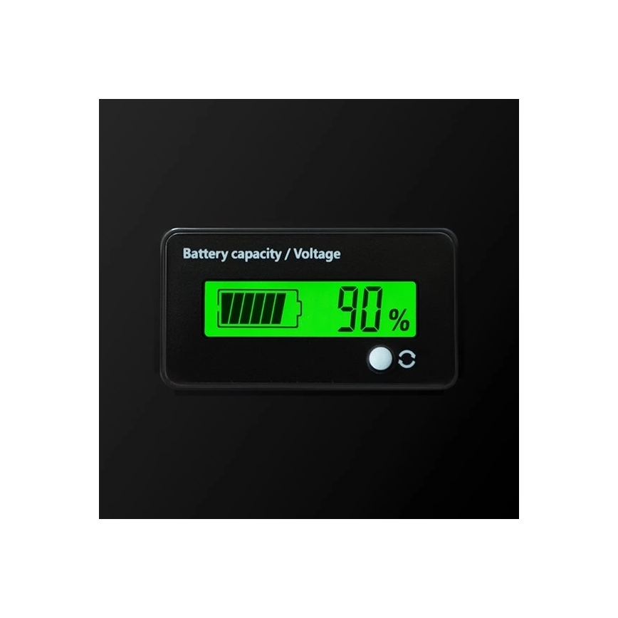 LiFePO4-aku ekraaniga 12,8 V/100 Ah