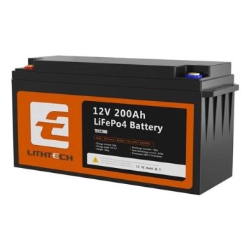 LiFePO4-aku päikesesüsteemidele 12,8V/200Ah IP66