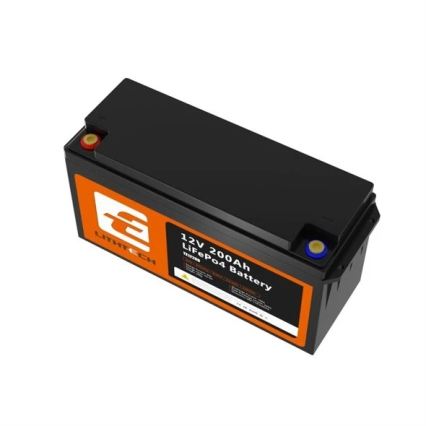 LiFePO4-aku päikesesüsteemidele 12,8V/200Ah IP66