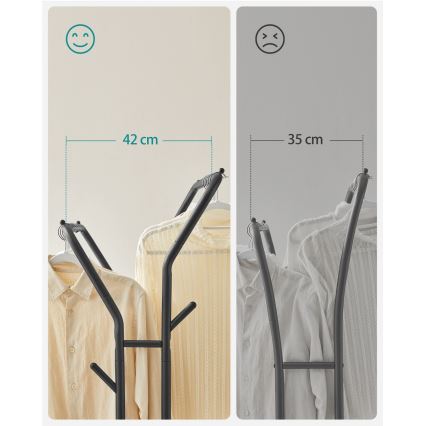 Liigutatav põrandariidepuu LINEA must