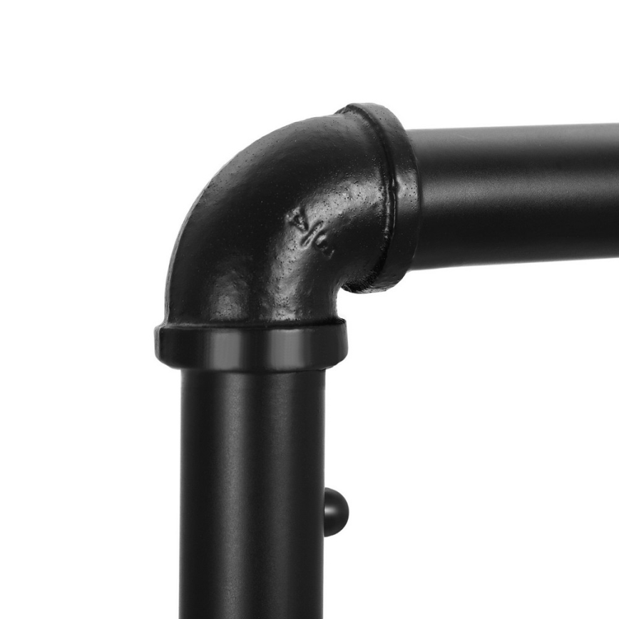 Liigutatav seisev riidenagi LINEA pruun/must