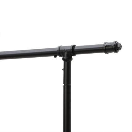 Liikuv seisev riidepuu LINEA, must