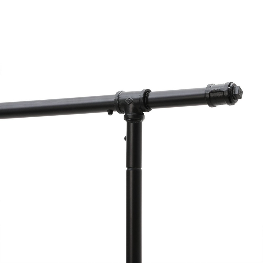 Liikuv seisev riidepuu LINEA, must