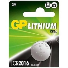 Liitium nööppatarei 1 x  CR2016 GP 3V/90mAh