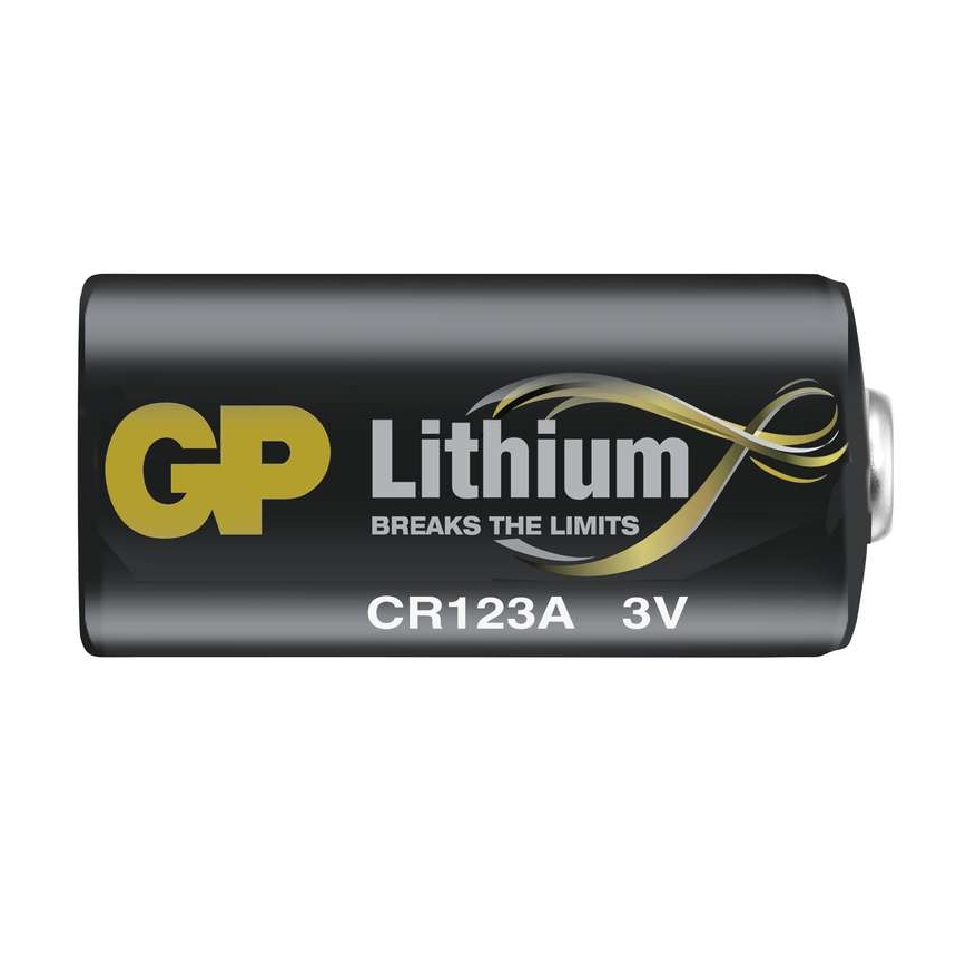 Liitiumpatarei CR123A GP LITHIUM 3V/1400 mAh