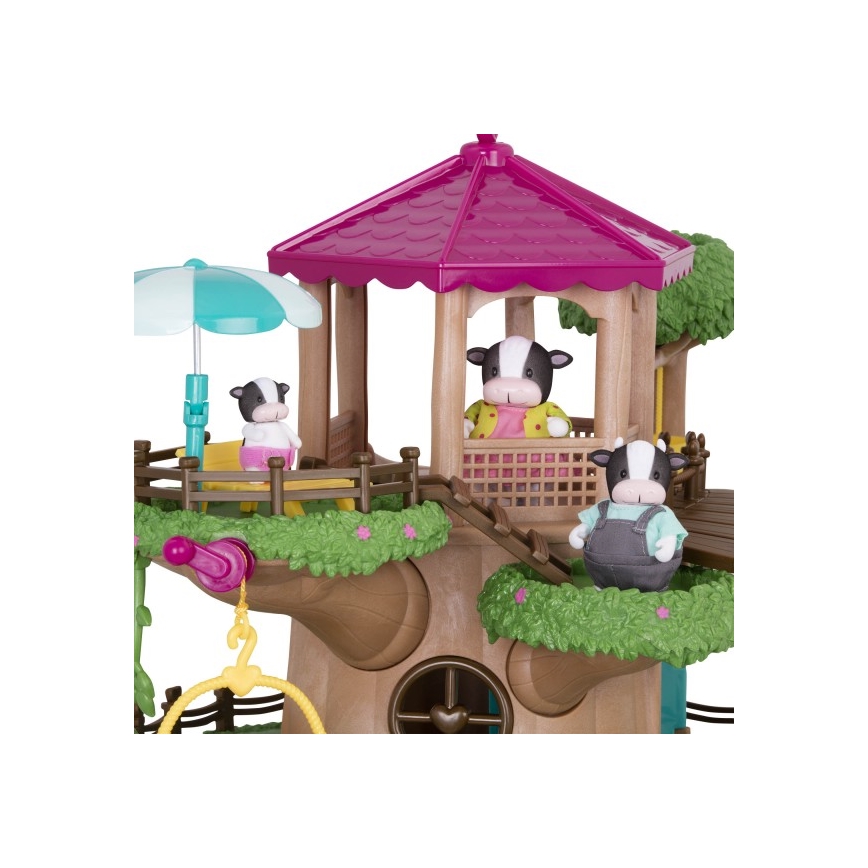 Li'l Woodzeez - Mängukomplekt FAMILY TREEHOUSE puumaja