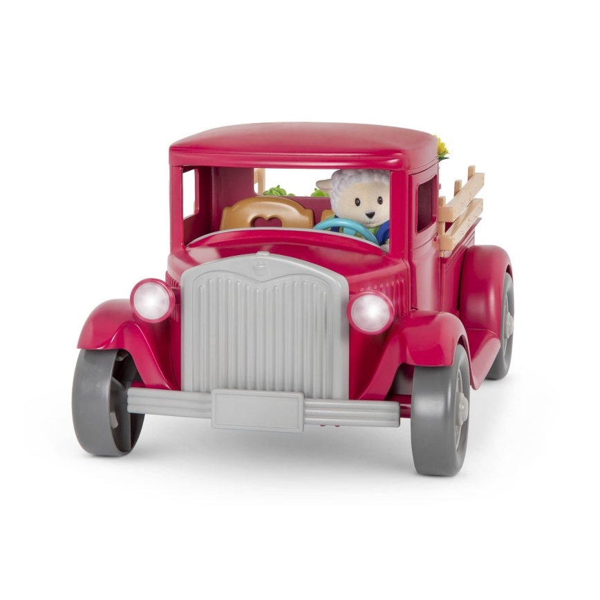 Li'l Woodzeez - Mängukomplekt taluniku auto toidustendiga 3xAAA