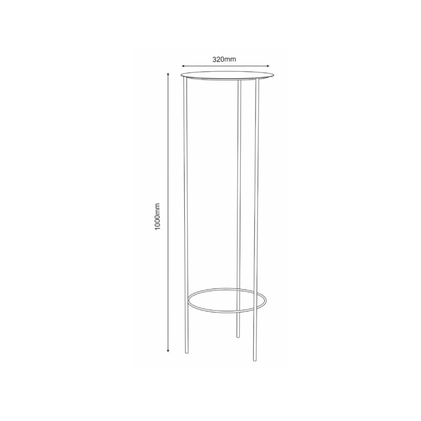 Lillealus 100x32 cm kuldne