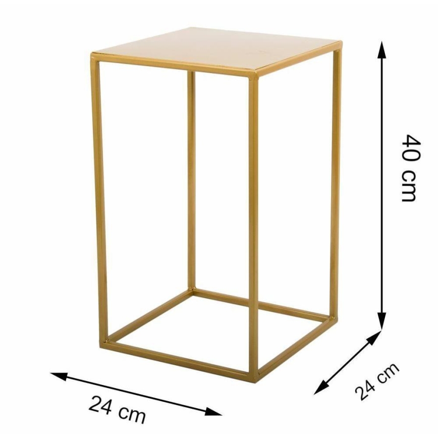 Lillealus 40x24 cm kuldne